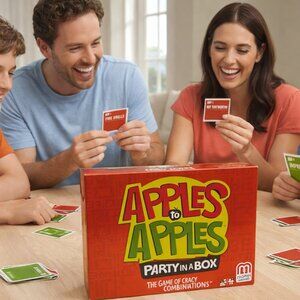 Apples to Apples Party in a Box Board Game Mattel NEW Factory Sealed Original